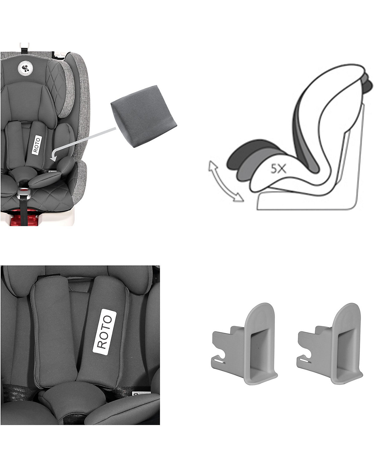 Kindersitz Roto Gruppe 0/1/2/3 (0-36kg) Kindersitze