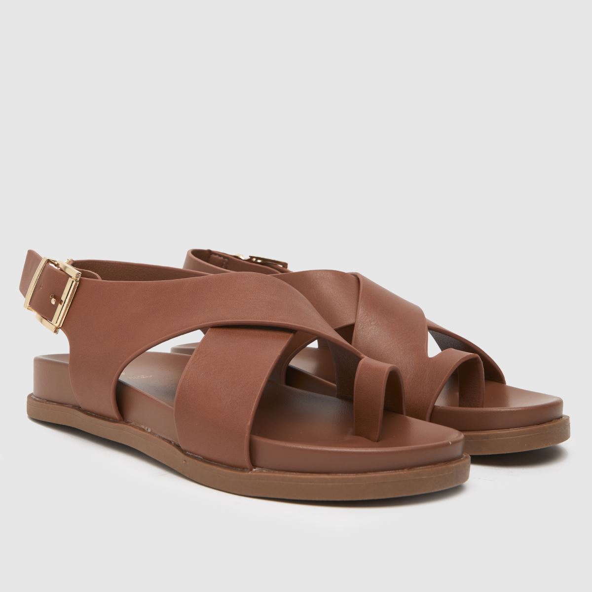 Schuh – Thalia – Bruna sandaler med tåögla och fotbädd