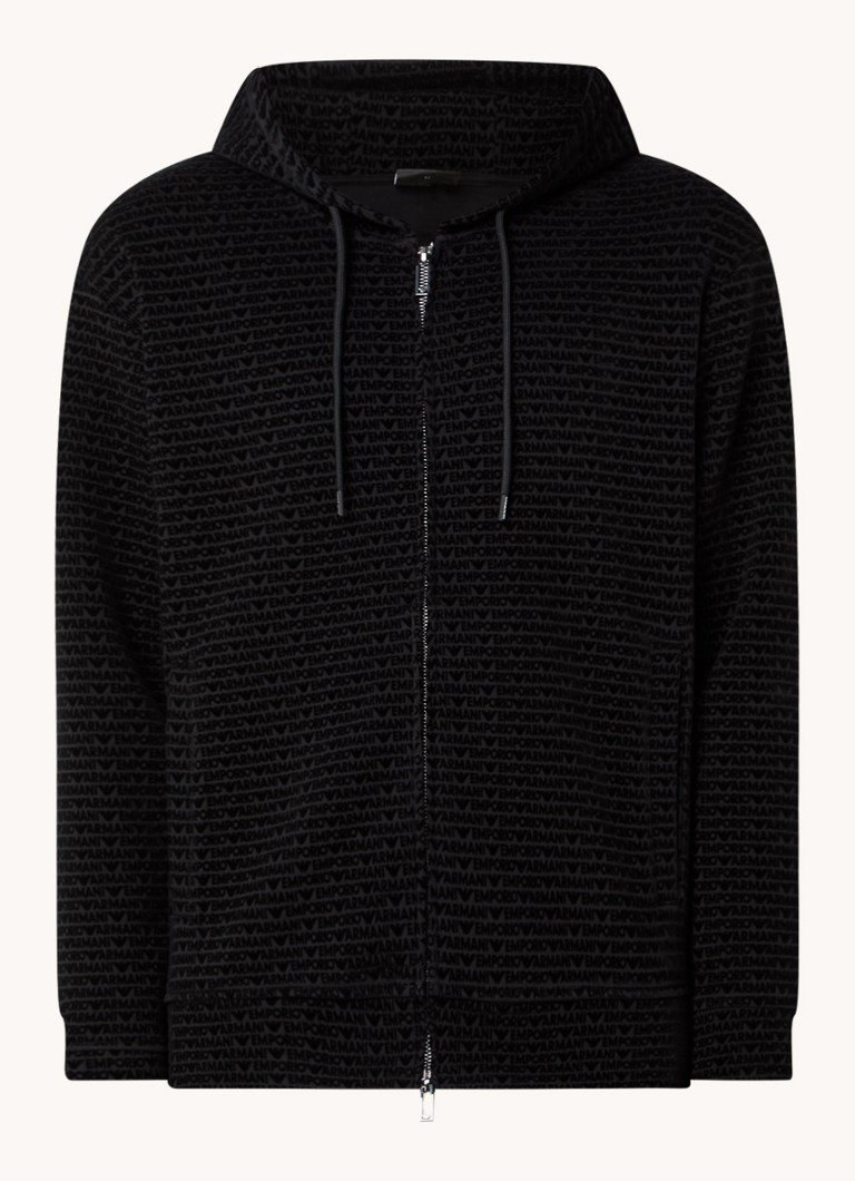 Emporio Armani Hooded sweatshirt with logo print