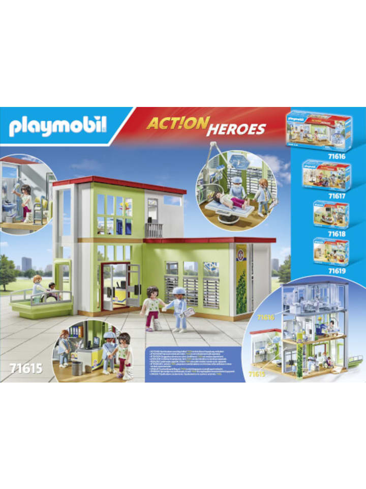 Playmobil Spielfigur Set Action Heroes Modernes Krankenhaus, 4-10 Jahre günstig kaufen onesize
