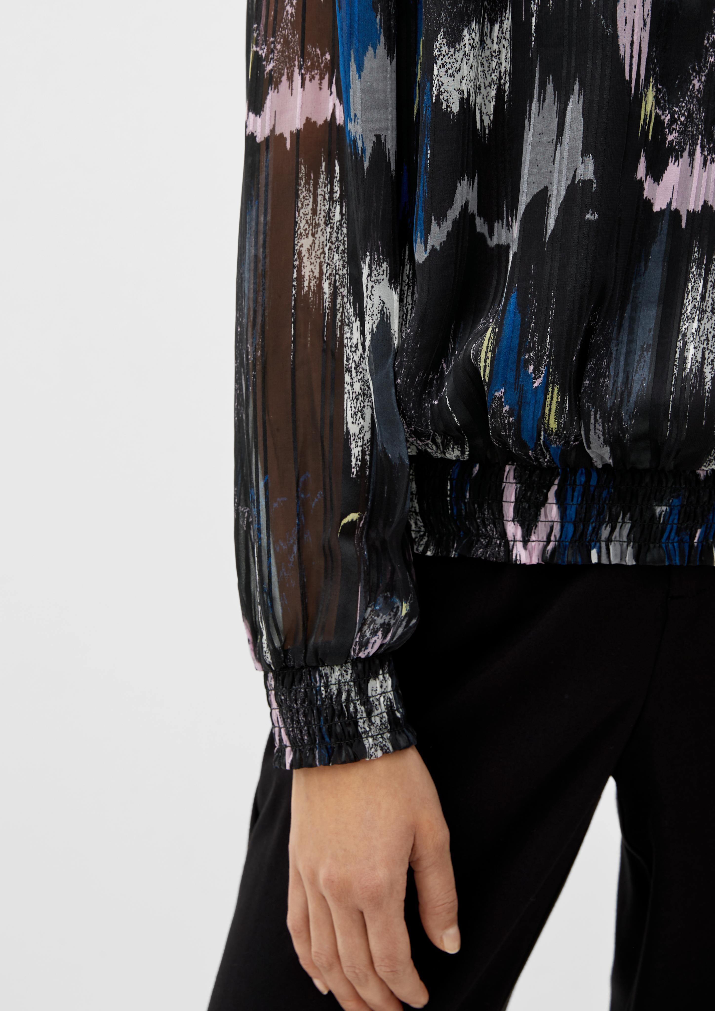 Bluse mit Rüschenkragen  2124774-99A1