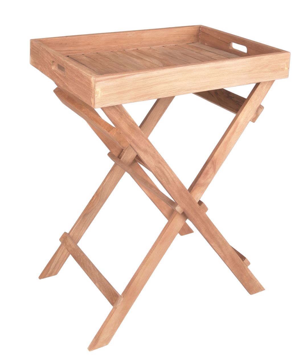 Garden Pleasure Tablettständer BACAN | klappbar, Teak natur