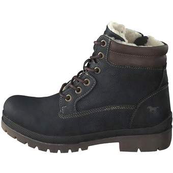 Mustang Schnür Boot in blau