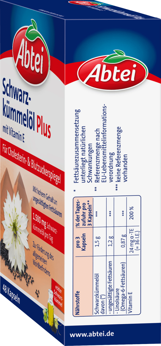Schwarzkümmelöl Plus Kapseln 48 St., 34 g