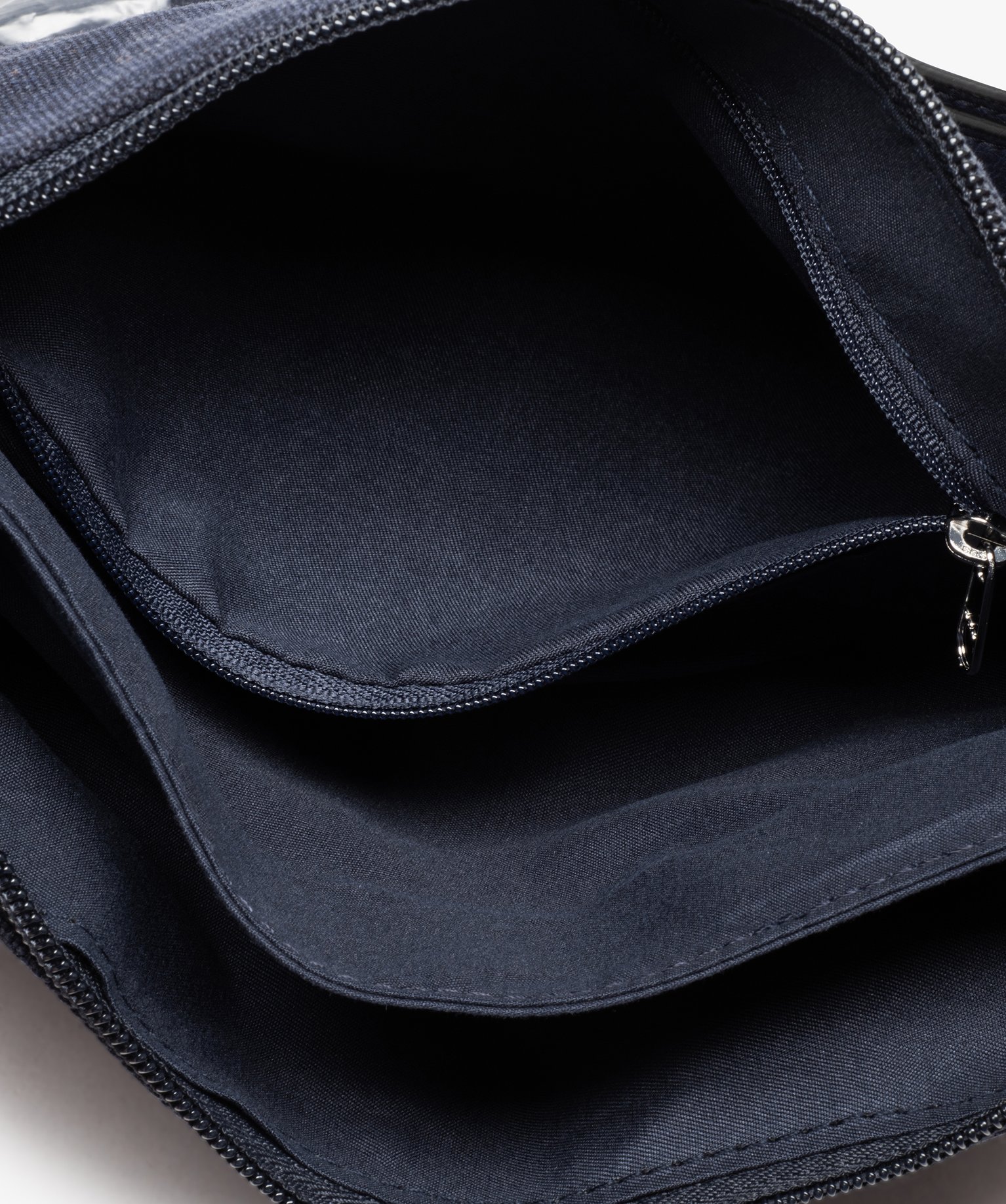 Sac bandoulière femme bimatière à détails brillants bleu | GEMO