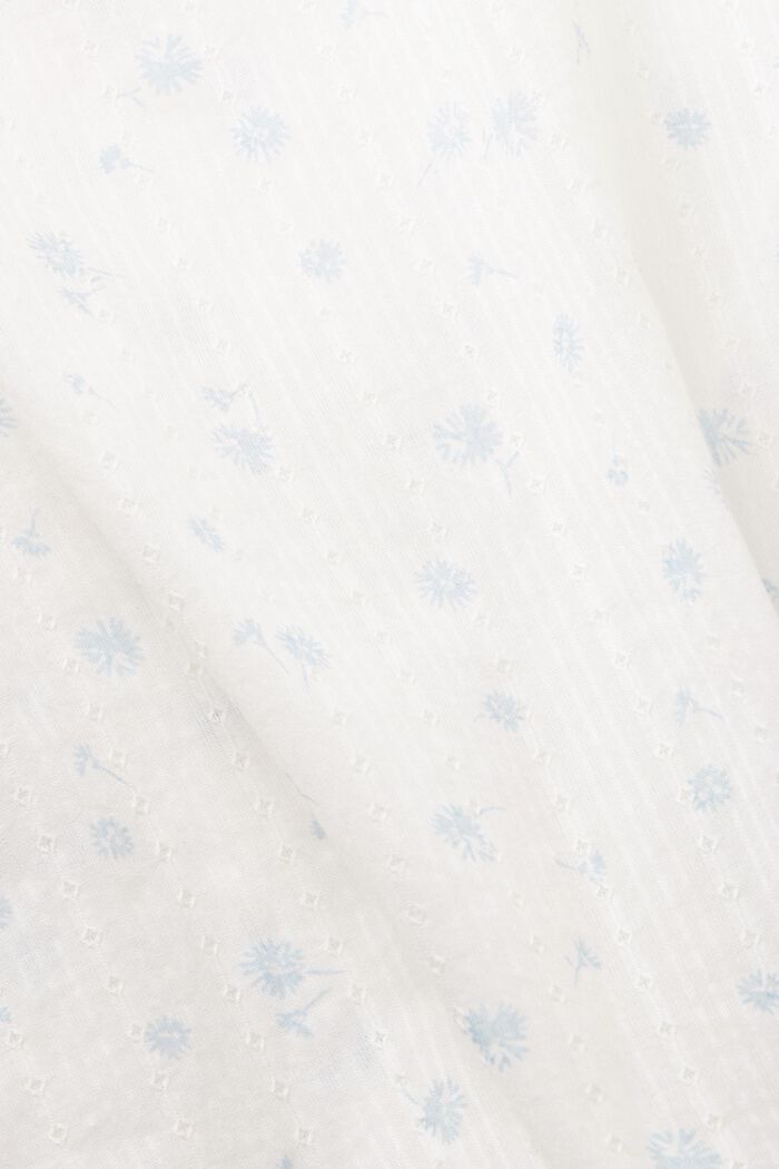 Dobby-Bluse mit Blumenprint