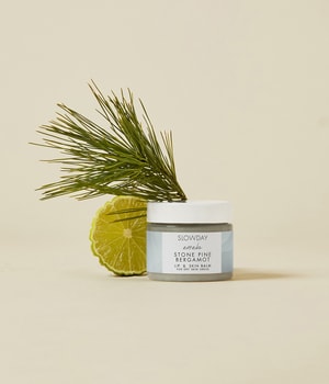 SLOWDAY Awake Stone Pine & Bergamot Lippenbalsam-50 ml