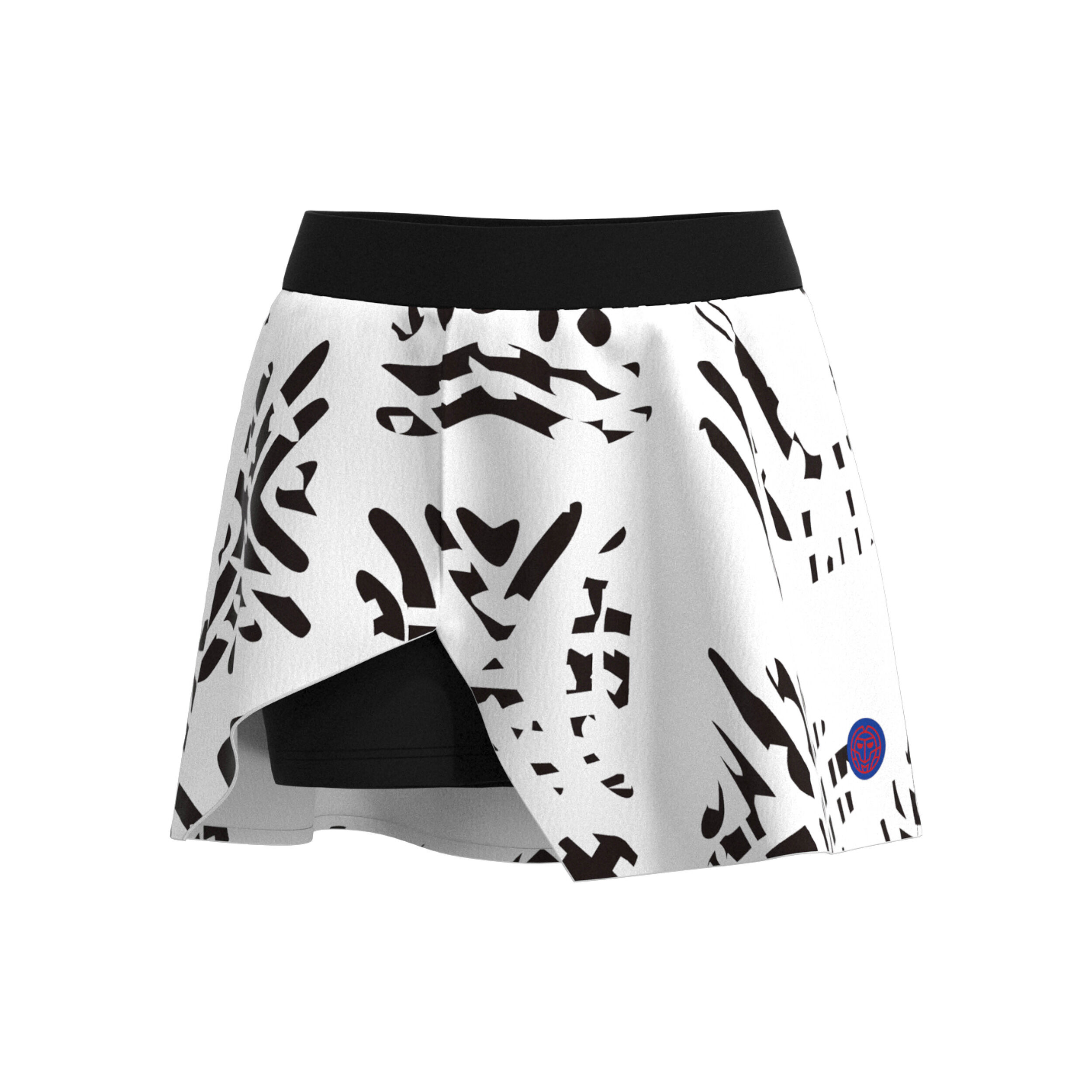Melbourne Printed Cut Out Rock Damen - Weiß, Schwarz