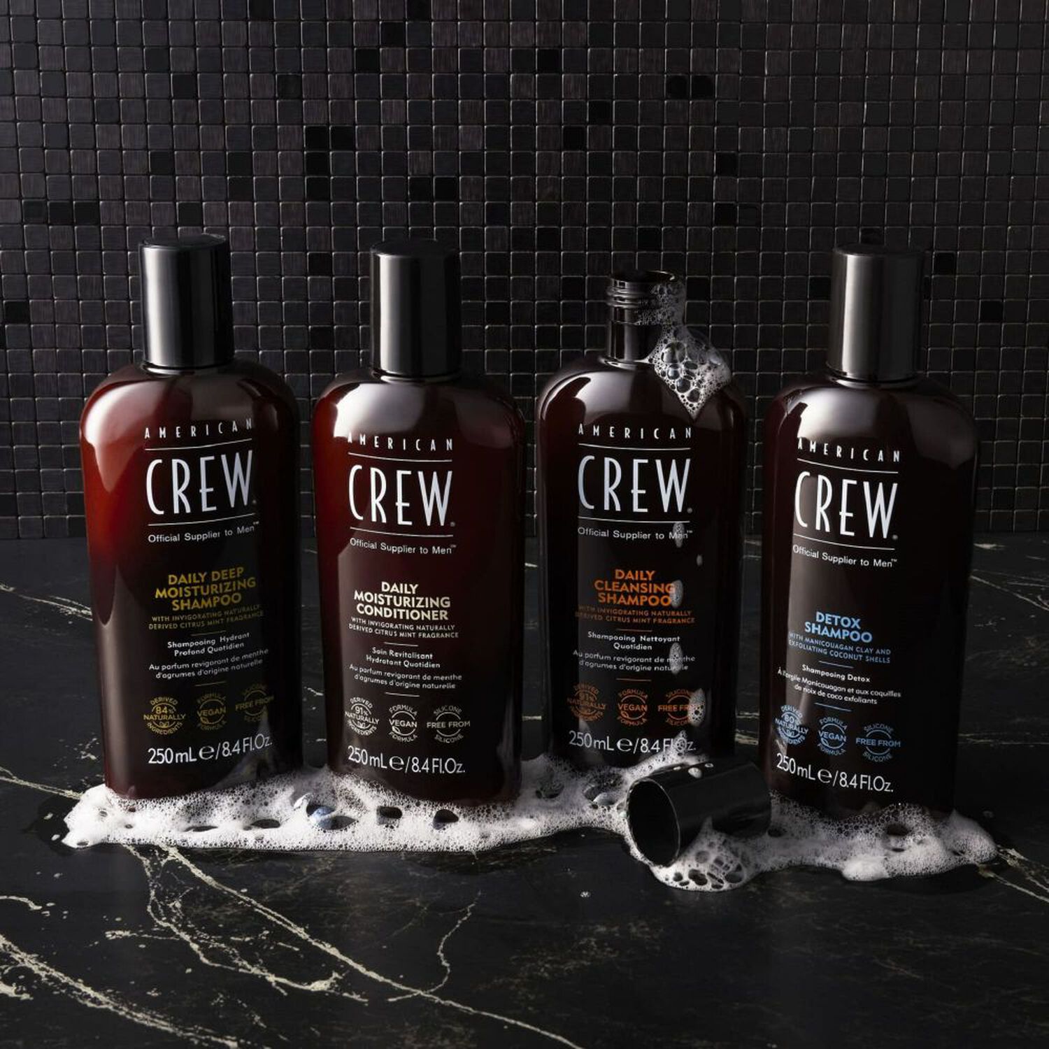 American Crew DAILY CLEANSING Shampoing Quotidien Rafraîchissant