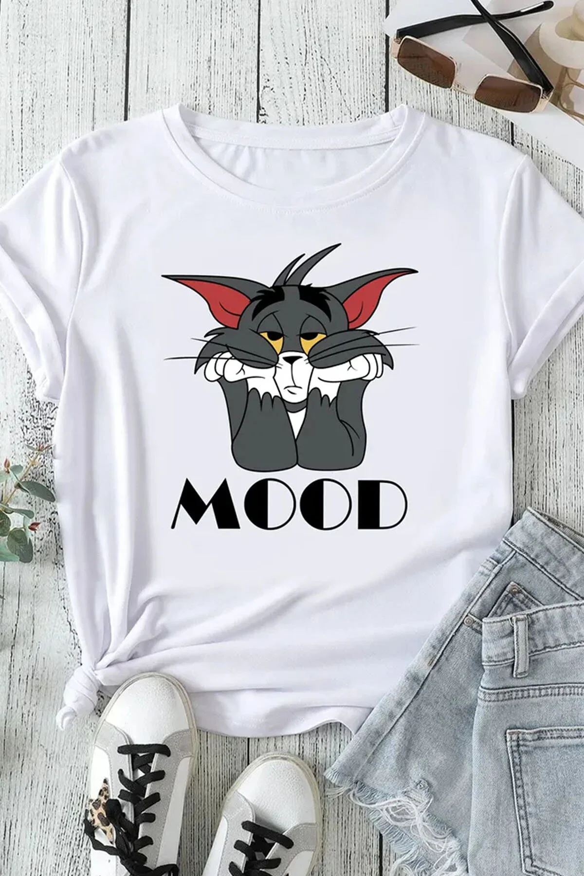 uyguntarz  Übergroßes Unisex-T-Shirt mit Mood-Print