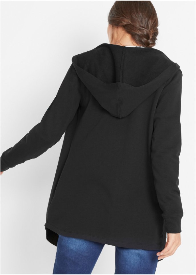 Long-Sweatjacke