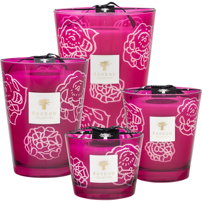 Kerze Roses Burgundy