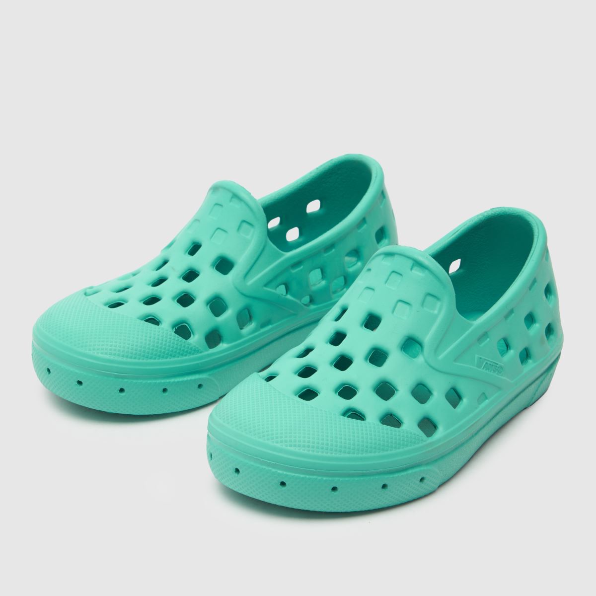 Vans turkosa slip-on trk sandaler för småbarn
