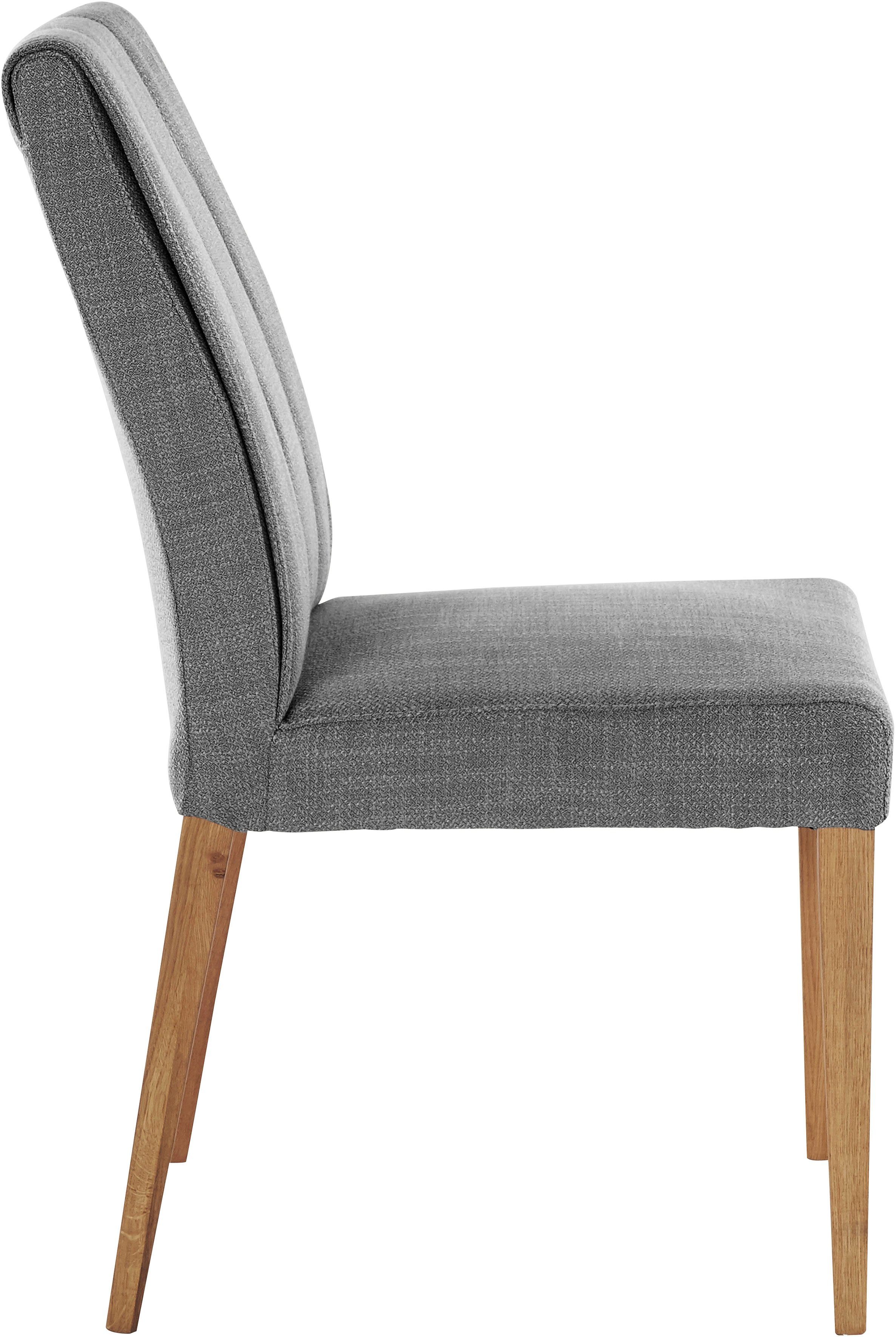 INOSIGN 4-Fußstuhl (Set, 2 St), Rückenlehne mit Steppung
