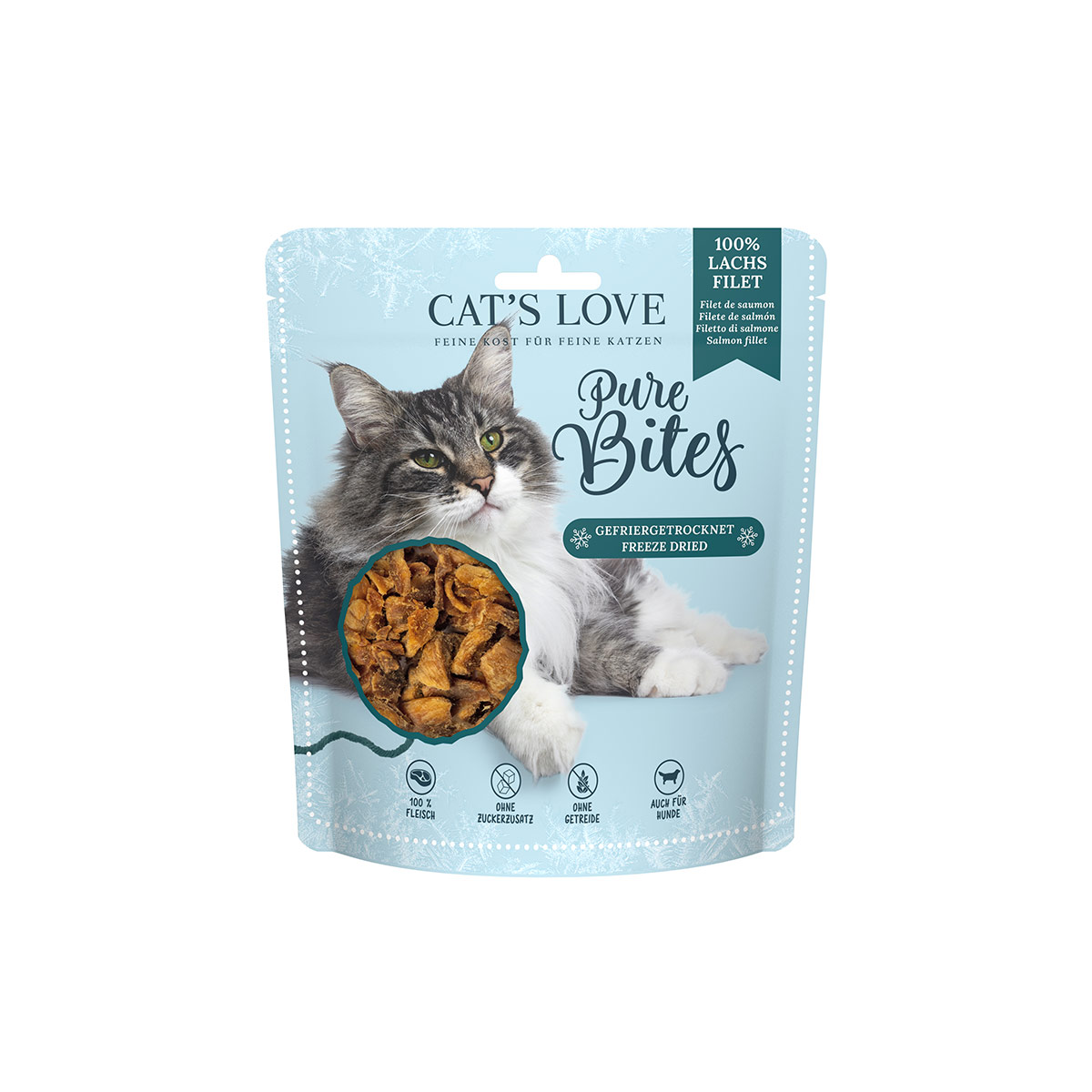 Cat's Love Pure Bites Lachsfilet 50g günstig kaufen