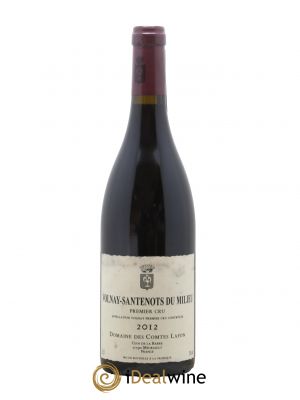 Volnay 1er Cru Santenots du Milieu Comtes Lafon (Domaine des)  2012 - Lot de 1 Bouteille