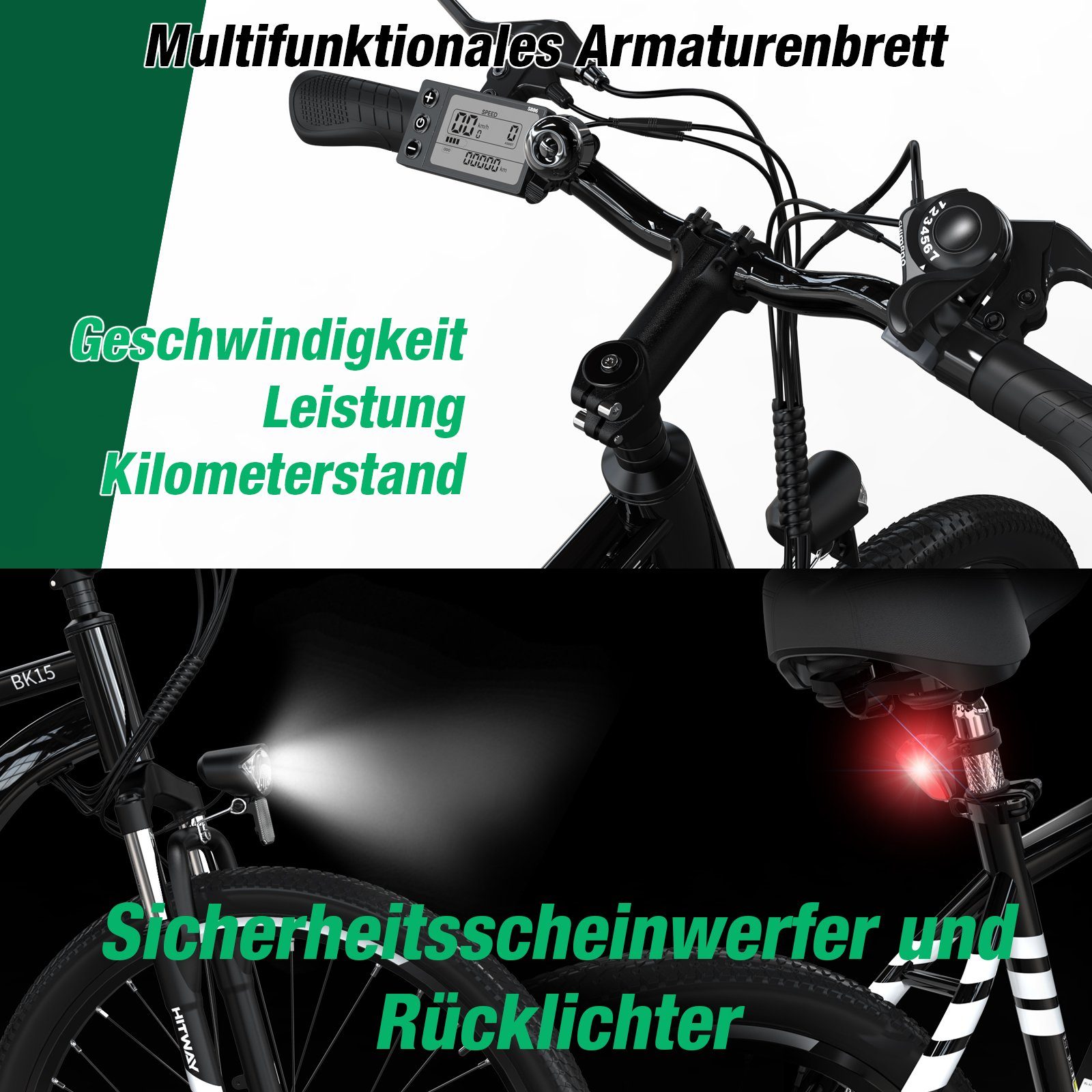 HITWAY E-Bike 26