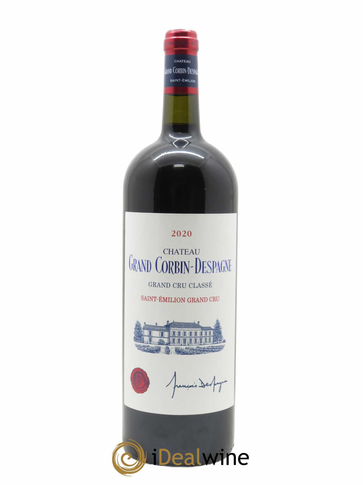 Château Grand Corbin Despagne Grand Cru Classé (CBO à partir de 6 MG) 2020 - Lot de 1 Magnum