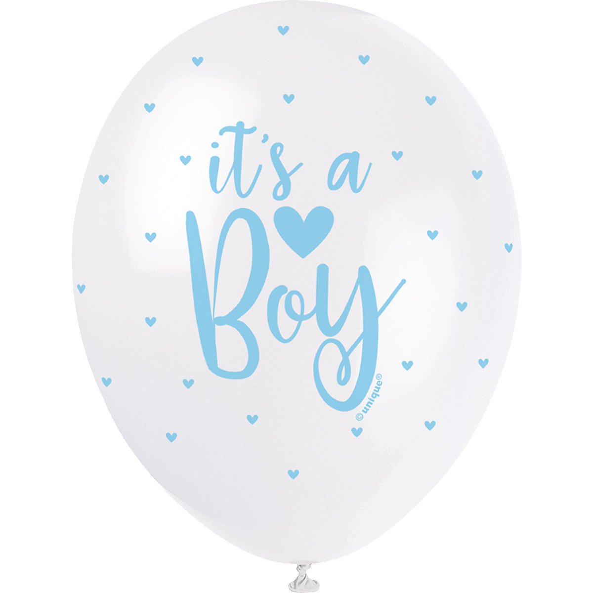 Luftballons It's a Boy, Latex, 29 cm, 5 Stück