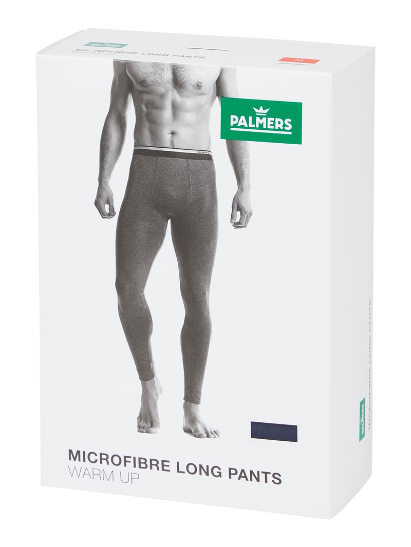 Long Johns aus Mikrofaser in anthrazit