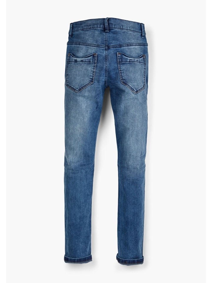 s.Oliver Denim Hose lang in Blau günstig kaufen