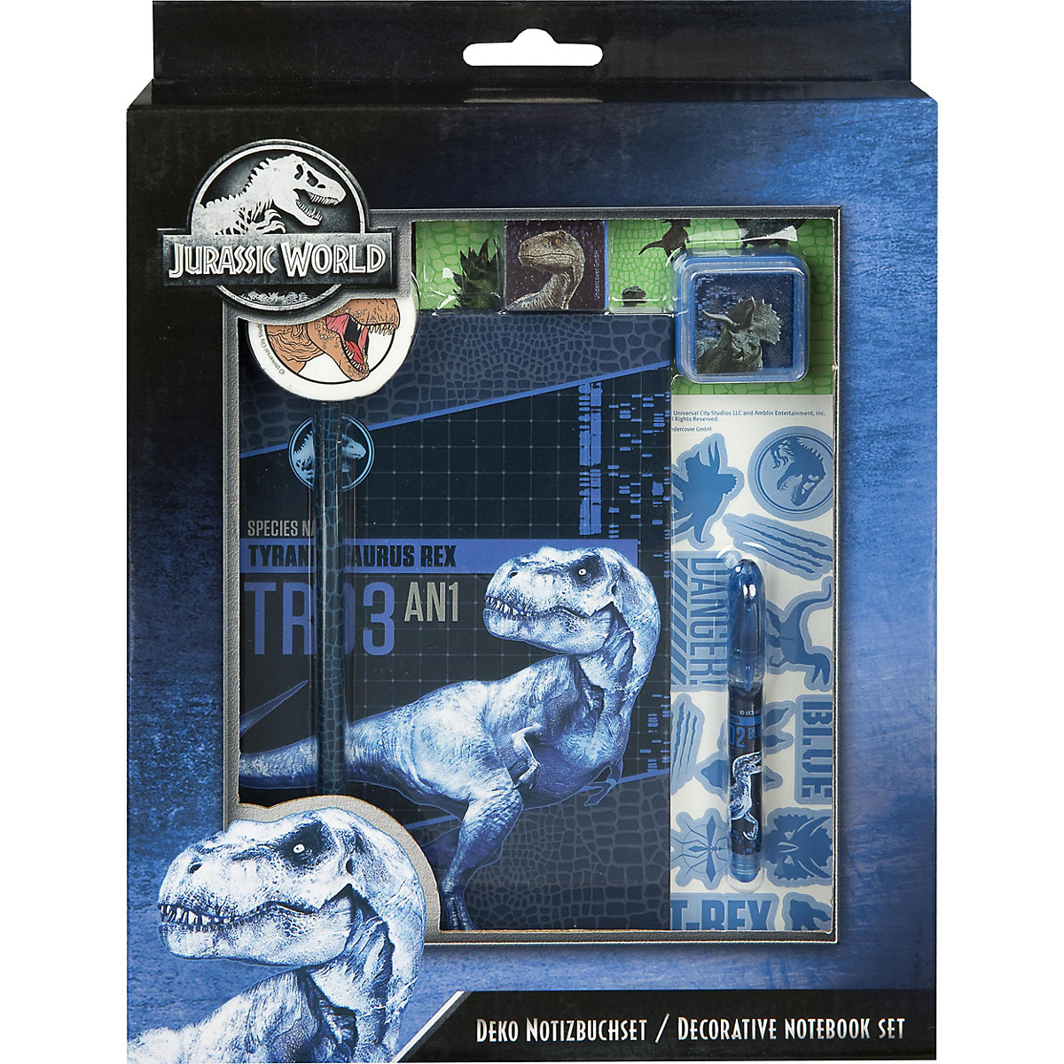 Notizbuchset Jurassic World, 7-tlg.