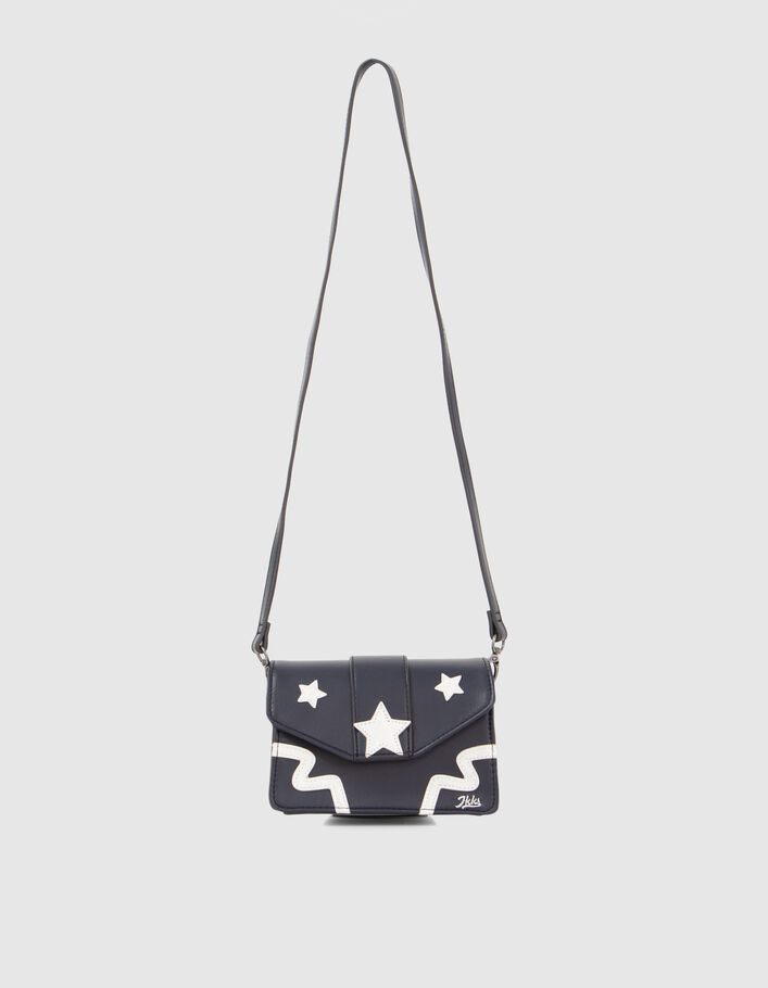 Sac à main marine avec étoiles silver fille