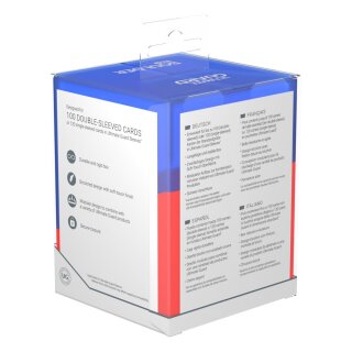 Ultimate Guard Boulder Deck Case 100+ Synergy Blau/Rot