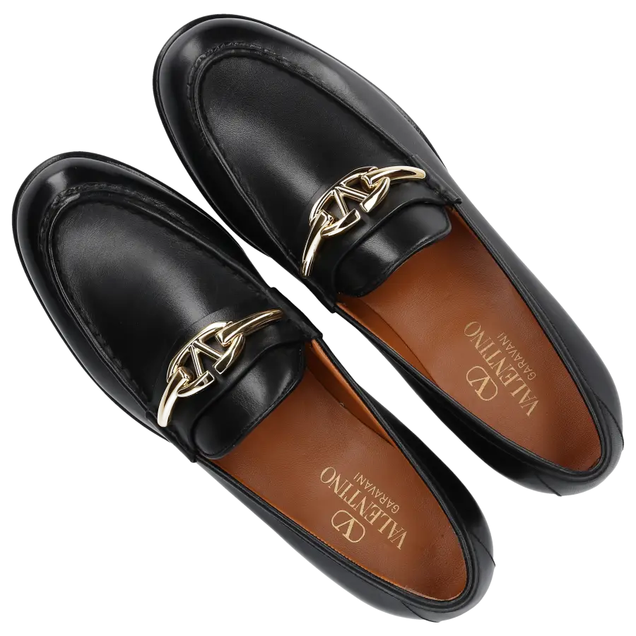 Valentino Garavani - Loafer VLOGO SIGNATURE Kalbsleder - schwarz