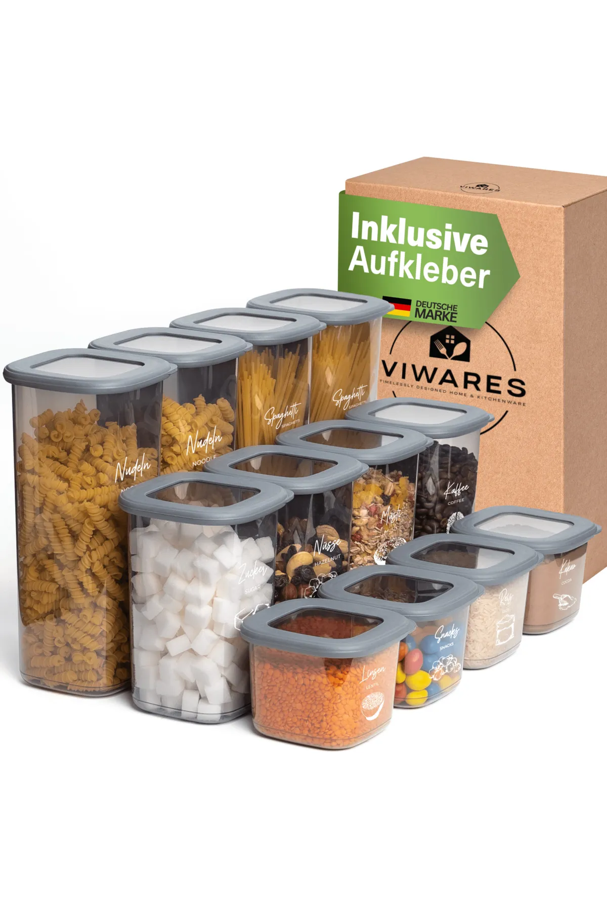 Viwares  Aufbewahrungsbox - Schwarz