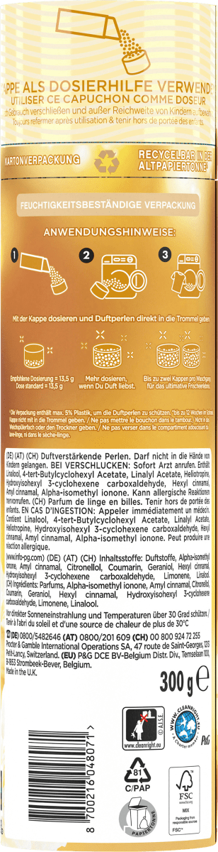 Wäscheparfüm, Goldene Orchidee, 300 g