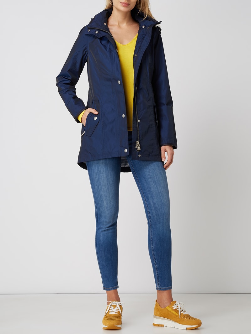 Romance 812 Funktionsjacke mit abnehmbarer Kapuze in blau