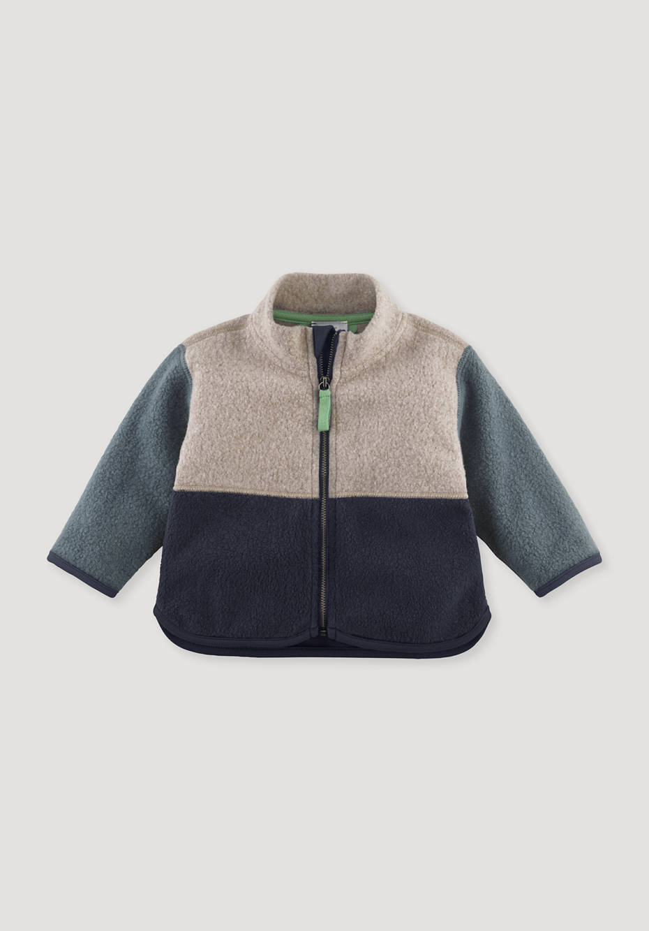 Fleece-Jacke aus reiner Bio-Baumwolle