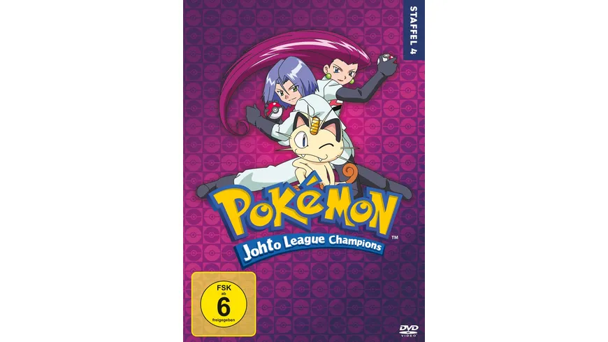 Pokémon - Staffel 4: Die Johto Liga Champions  [7 DVDs]