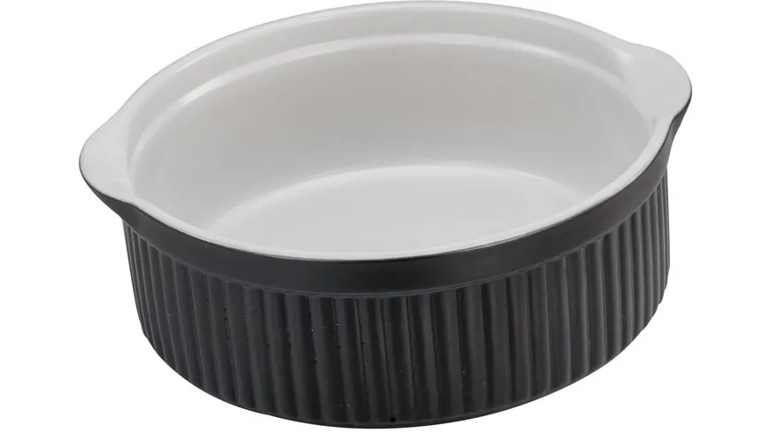 CreaTable Auflaufform Classic Black & White Ø 25cm