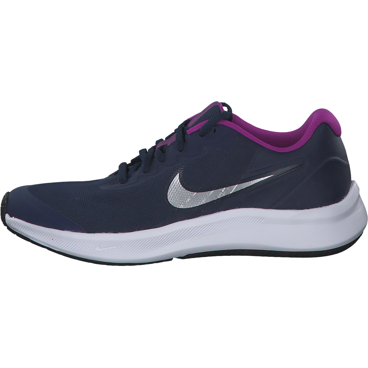 Nike Star Runner 3 DA2776 W, Sneakers Low, Damen, midnight navy/metallic silver