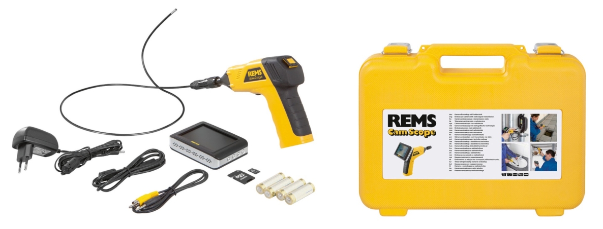 Rems 175112 R220 CamScope Set 4.5-1 Kamerový endoskop s bezdrátovým přenosem signálu