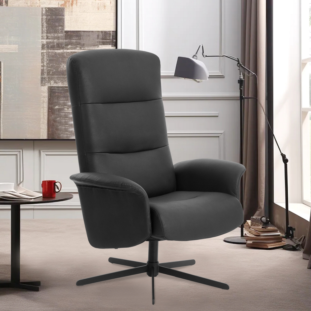 Happy Home Happy Home moderner Relaxsessel mit Drehfunktion, schwarz