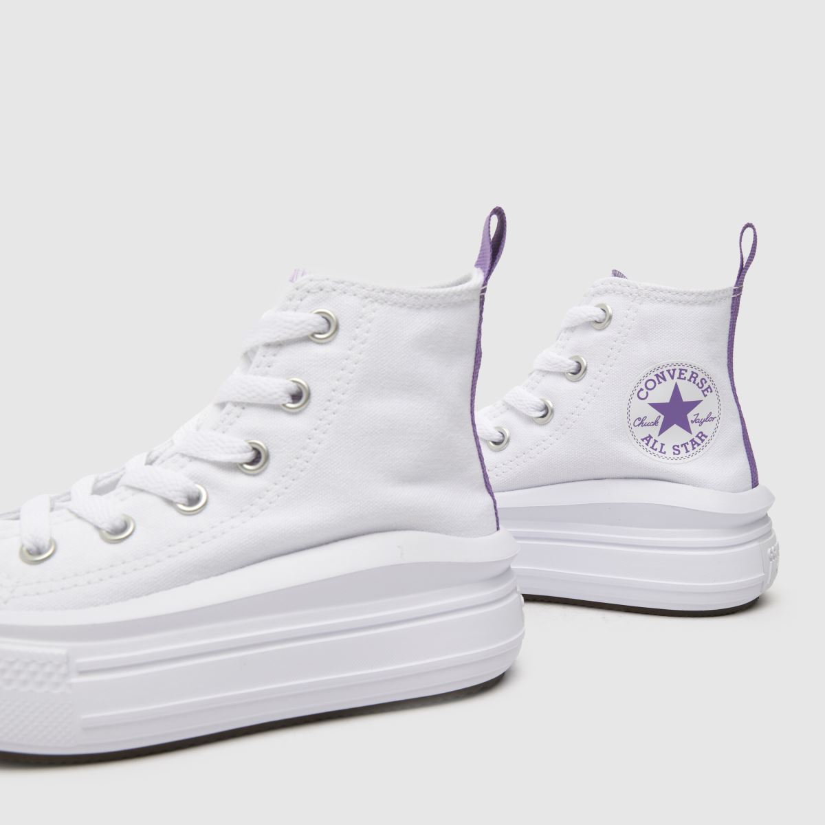Beli superge Converse All Star Move Hi za deklice