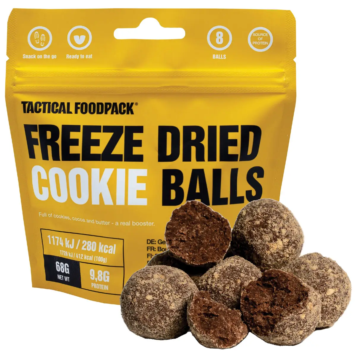 Tactical Foodpack Freeze Dried Cookie Balls