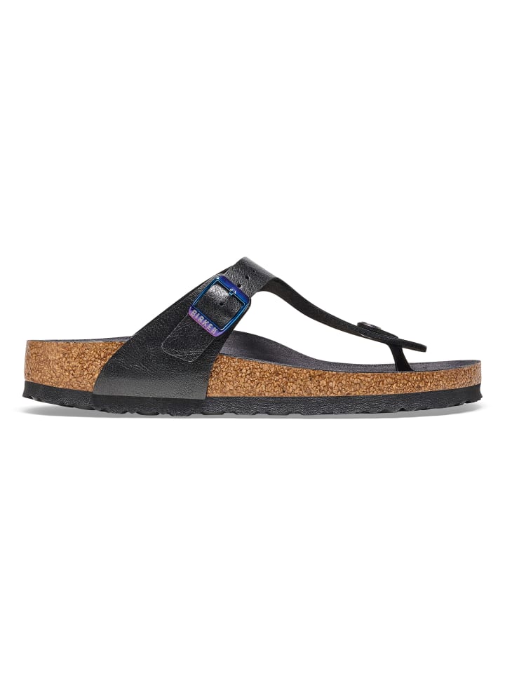 Birkenstock Zehentrenner Gizeh Birko-Flor in Graceful licorice günstig kaufen