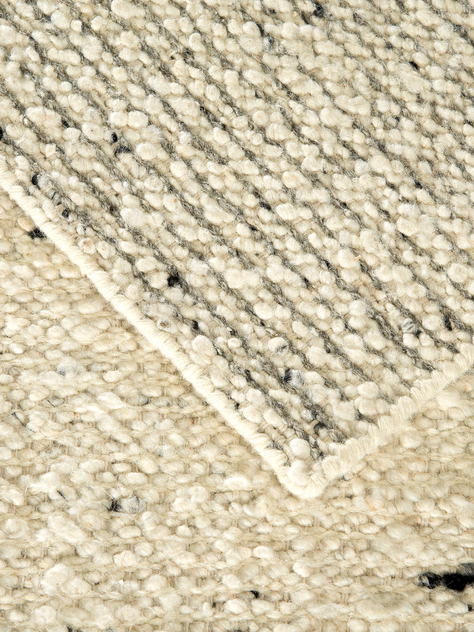 Skurup Woll-Teppich, Light Grey
