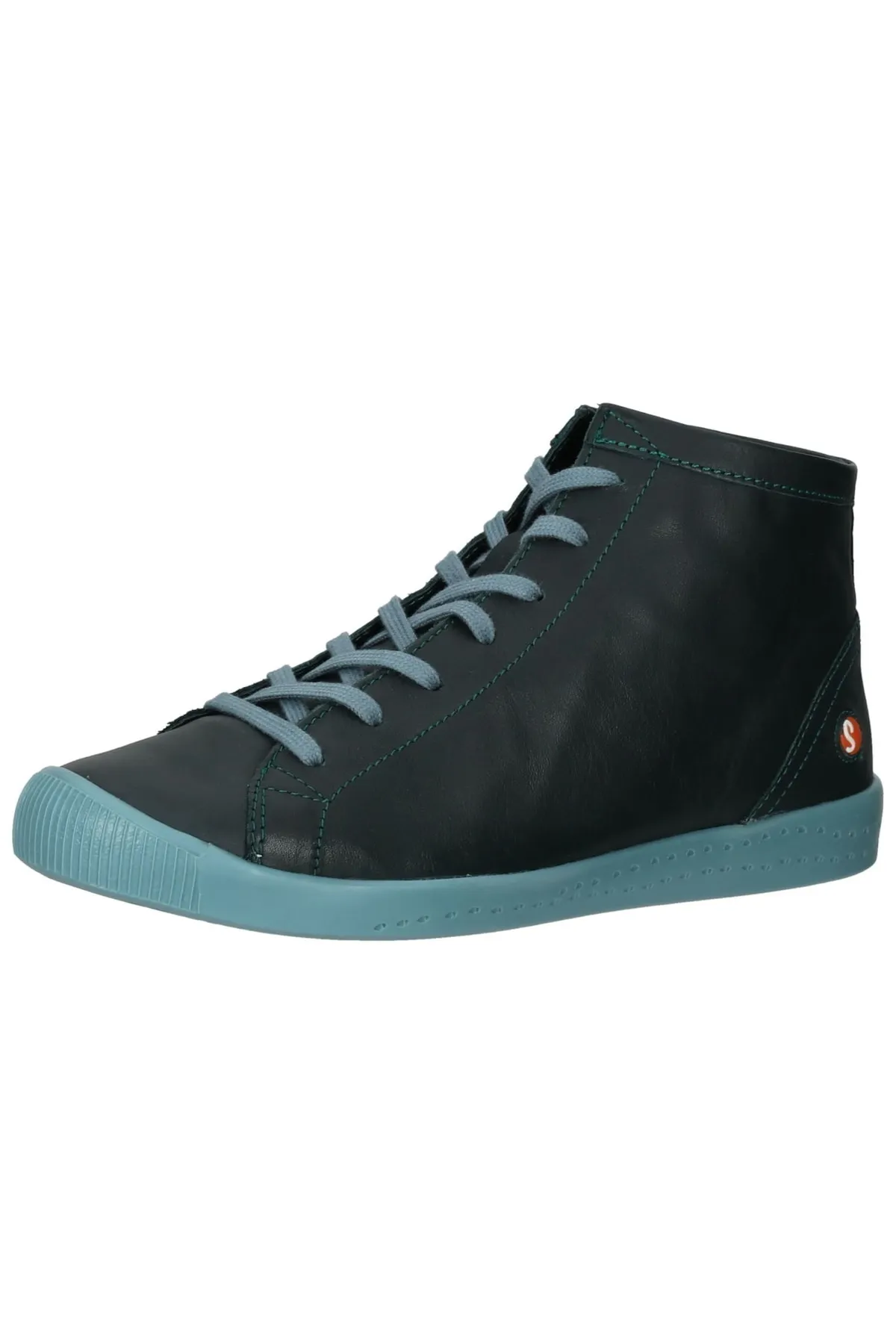 Softinos  Stiefelette - Grün - Flacher Absatz