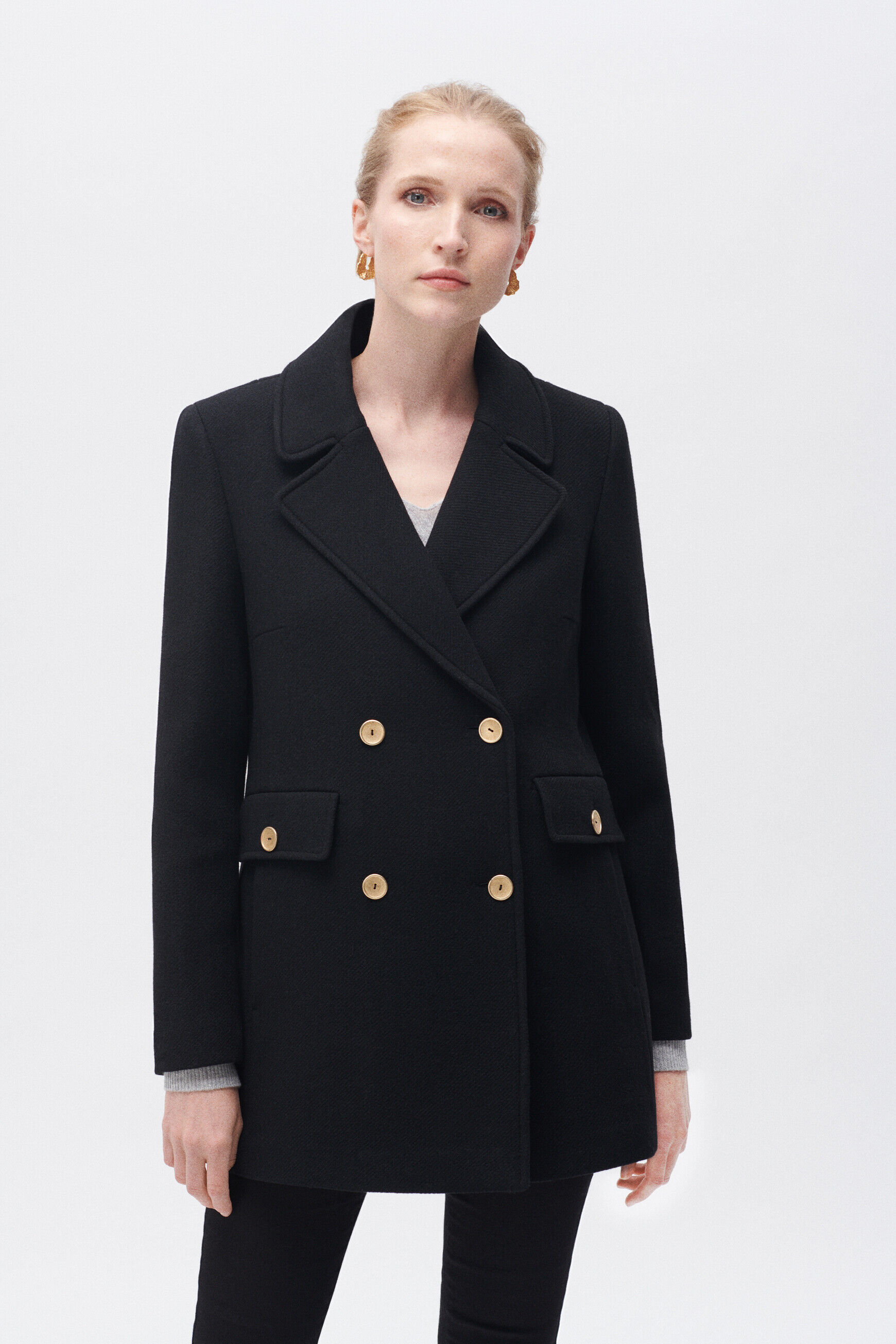 Manteau gipsy noir femme