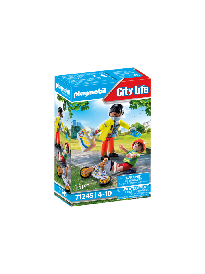 Playmobil Sanitäter mit Patient in Mehrfarbig ab 4 Jahre günstig kaufen onesize