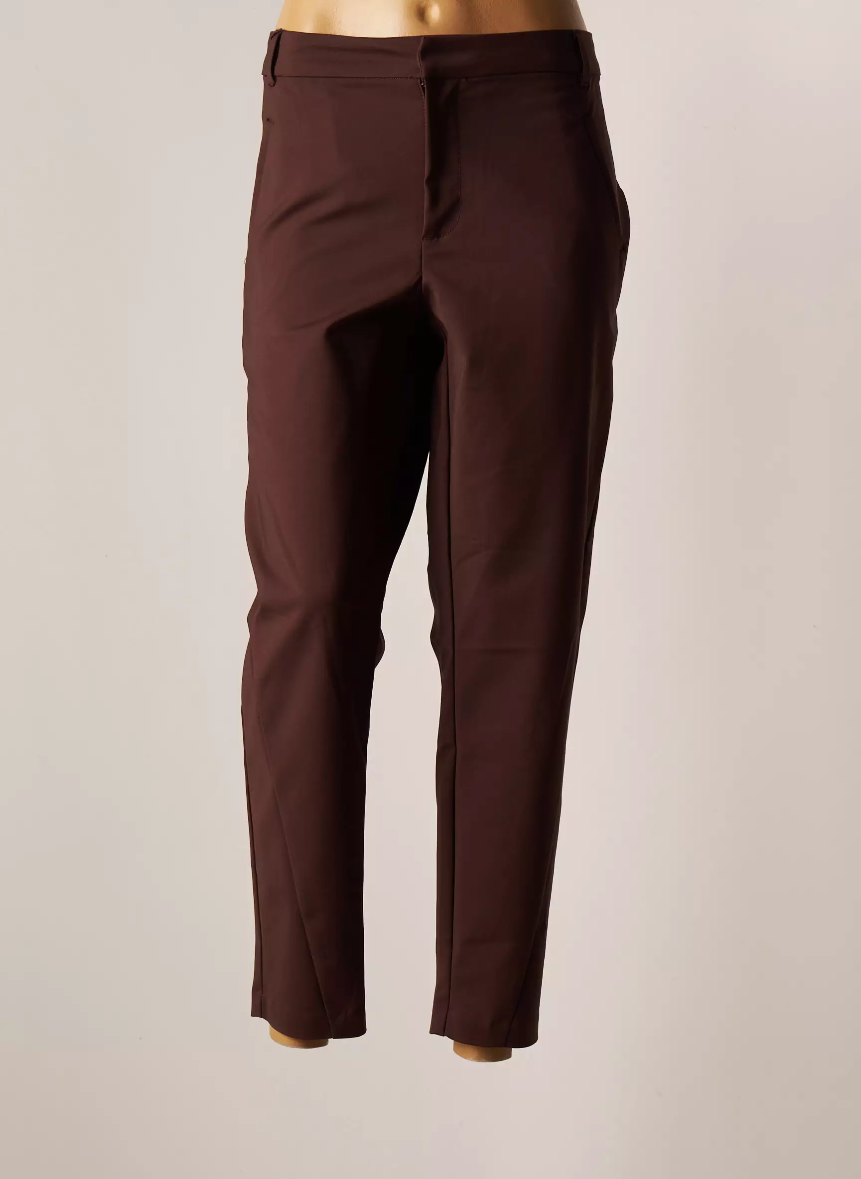 Vero Moda Pantalons Chino Femme couleur marron