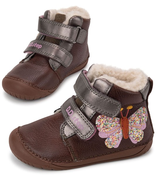DD Step ~ Winterstiefel Klett ~ Brown Butterfly