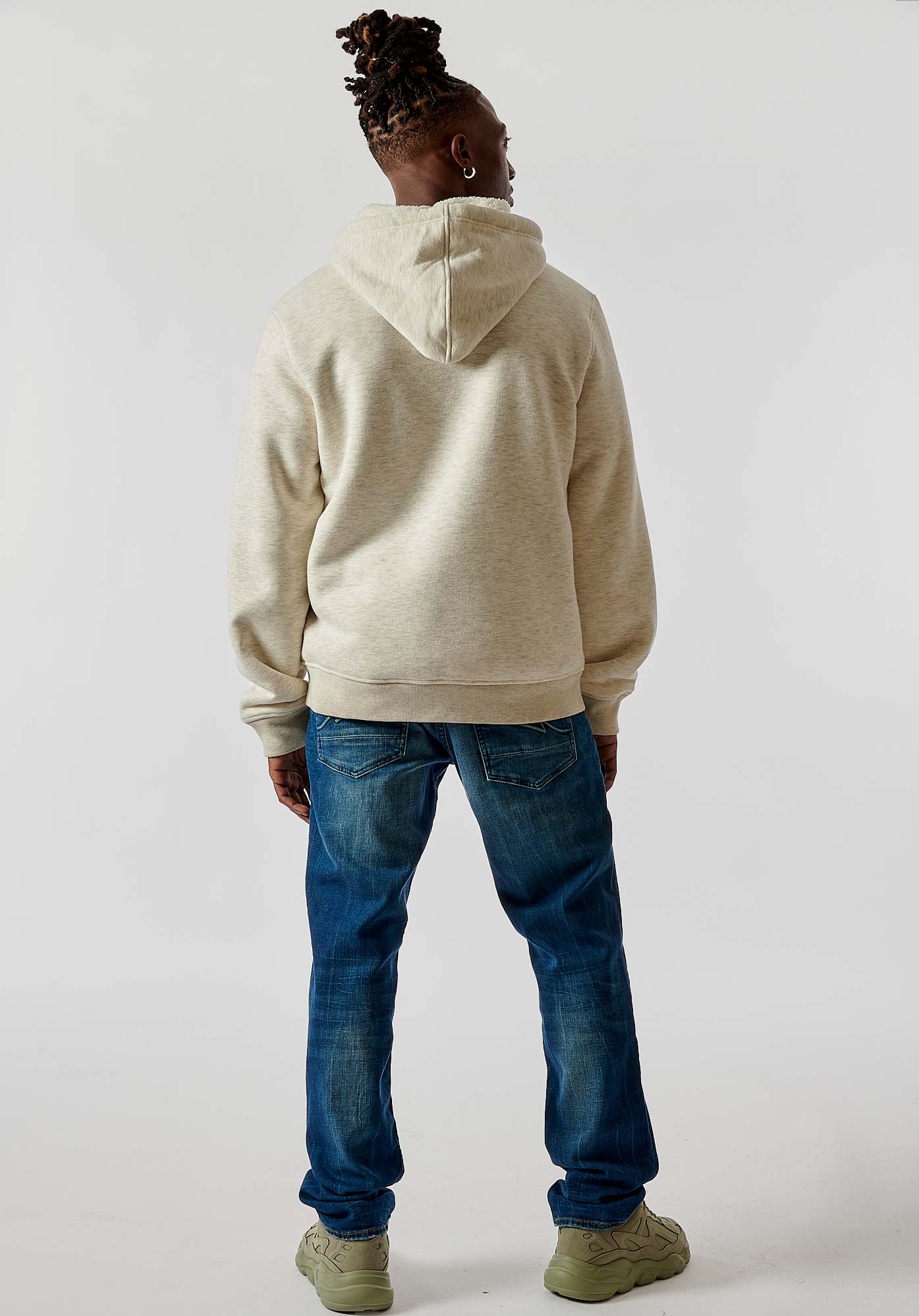REGIS  Sweat zippé beige Homme