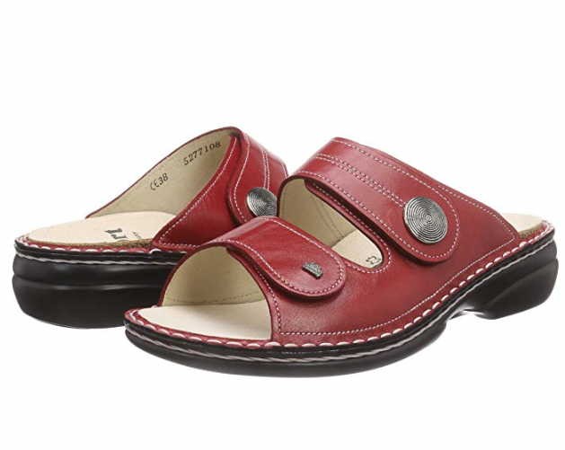 FINN COMFORT Pantoletten rot Sansibar monzared