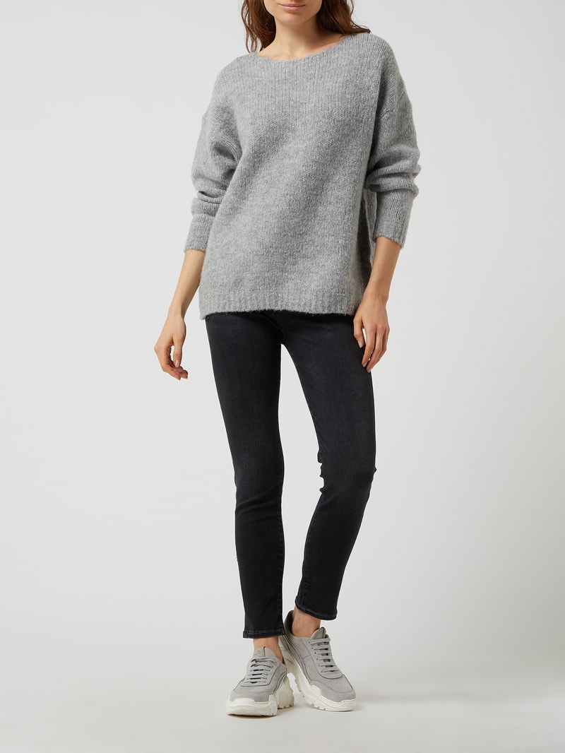 Slim Fit Jeans mit Stretch-Anteil Modell 'Sol' in anthrazit